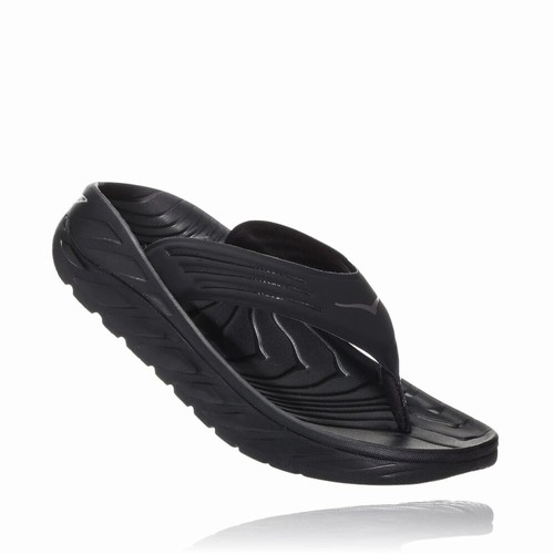 Hoka One One ORA RECOVERY FLIP 2 Sandals For Men India Black IN-3198